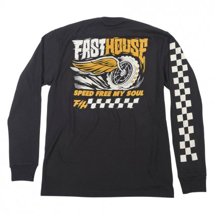 Fasthouse High Roller LS Tee Black 1