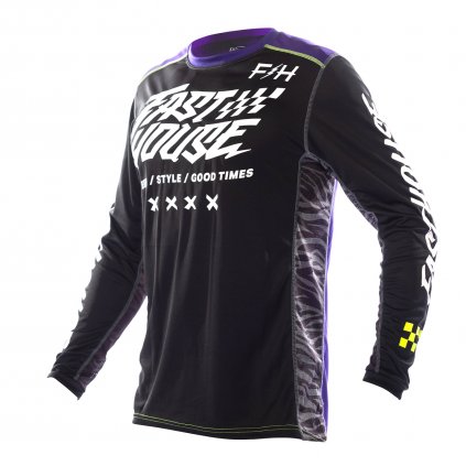 Fasthouse Grindhouse Rufio Jersey Black Purple 6