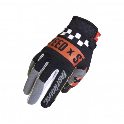 Youth Speed Style Domingo Glove Gray Black F1 (1)