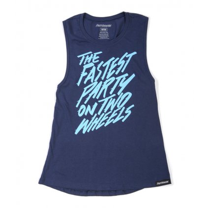 Fasthouse Red Bull Day In The Dirt Down South Fastest Party Muscle Tank Navy