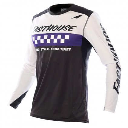 Fasthouse Elrod Jersey White Purple 5