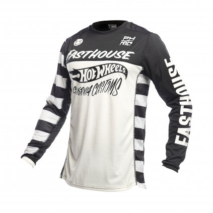 Youth Grindhouse Hot Wheels Jersey White Black F