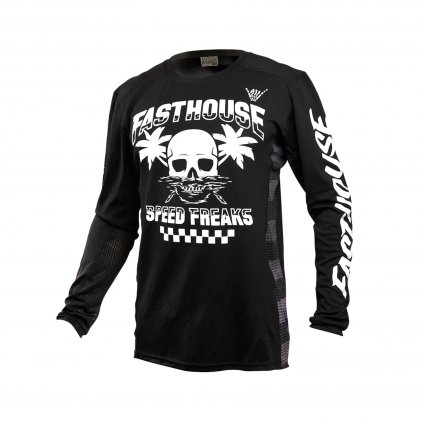 Fasthouse Youth USA Grindhouse Subside Jersey Black 2