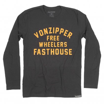 VonZipper Barley Long Sleeve Tee Black F