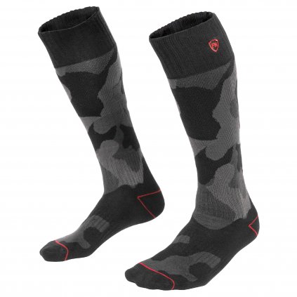 Stealth Moto Sock Black Camo