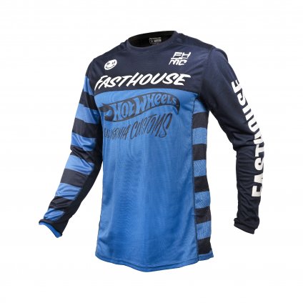 Youth Hot Wheels Grindhouse Jersey  Electric Blue F