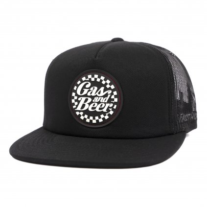 Gas & Beer Hat Black F