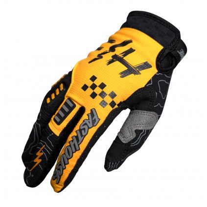 Fasthouse Off Road Glove Amber Black 1