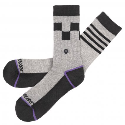 Clash Performance Crew Sock Heather Gray