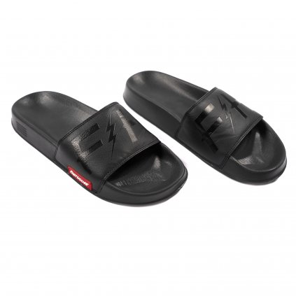 Lay Up Slide Sandals Black 3