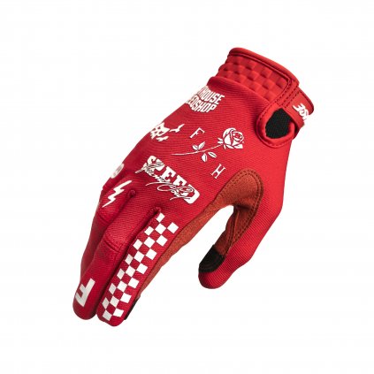 Youth Speed Style Burn Free Glove Red 1