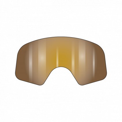 VZ Beefy Spare Lexan Lens, Amber Flash Chrome
