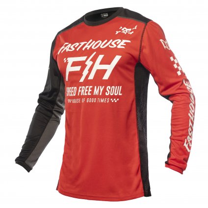 Grindhouse Slammer Jersey Red Black F