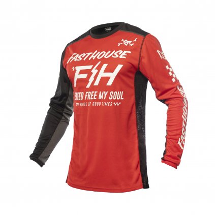 Youth Grindhouse Slammer Jersey Red Black F