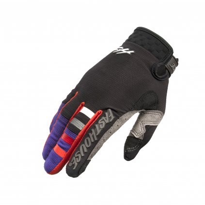 Youth Elrod Evoke Gloves Black Purple 1