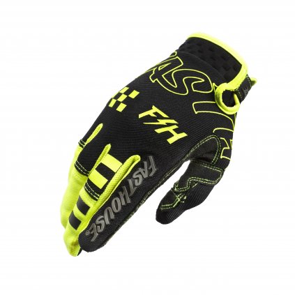 Youth Speed Style Riot Glove Black HiViz 1