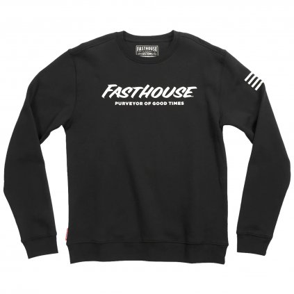 Fasthouse Umbra Fleece Crew Neck Pullover Black