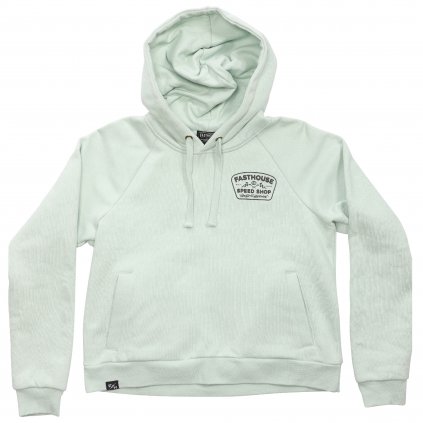 Wedged Women's Hooded Pullover Mint F (1)