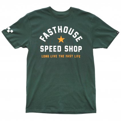 Fast Life Tee Forest Green F (1)