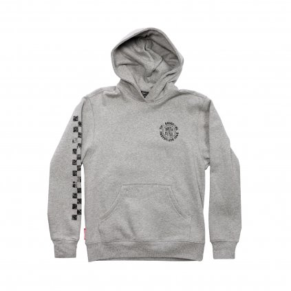 Youth Origin Hooded Pullover Heather Gray F