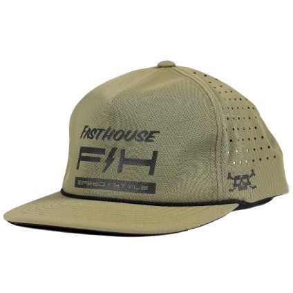 Crown Low Profile Tech Hat Olive1