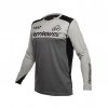 Fasthouse Youth Alloy Block LS Jersey Silver Charcoal