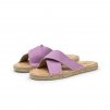 2 PAEZ SANDAL CROSSED MAUVE SHE