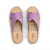 3 PAEZ SANDAL CROSSED MAUVE SHE
