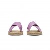 4 PAEZ SANDAL CROSSED MAUVE SHE