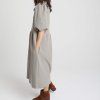 Waffle dress Cool Grey