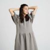 Waffle dress Cool Grey