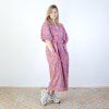 Kimono Dress Apricot Lavender