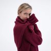 Dámský chunky svetr Bordeaux Bloom
