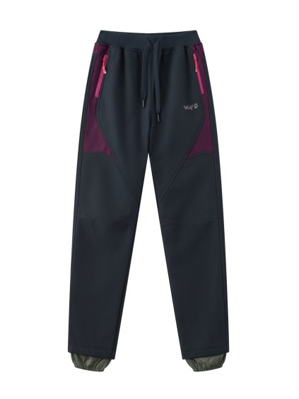 Dívčí softshellové kalhoty, zateplené