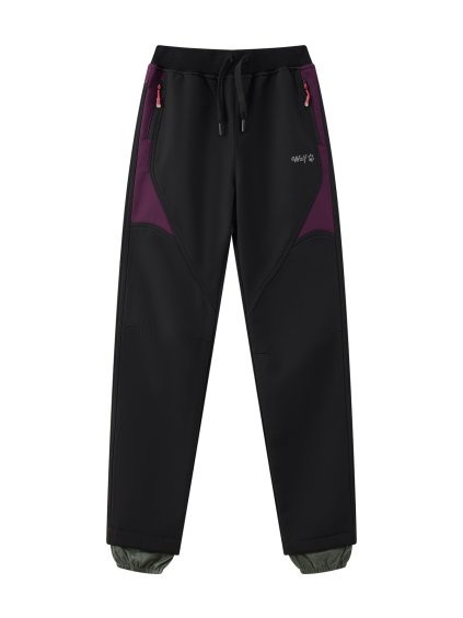 Dívčí softshellové kalhoty, zateplené