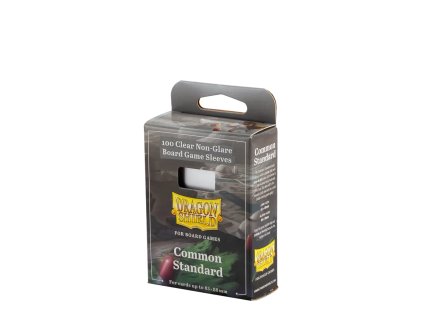 Dragon Shield Common Standard Clear Non Glare Board Game Sleeves