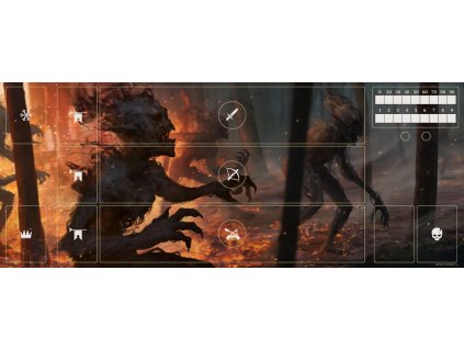 Herní podložka Gwint Monsters detail