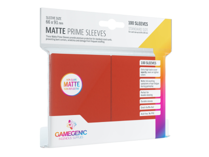Matte prime sleevbes red