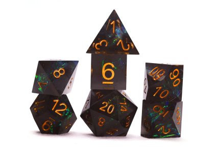 Sirius Dice Sharp Fairy Dice Set Night detail 02
