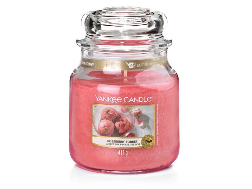Yankee Candle svíčka Roseberry Sobet 411 g