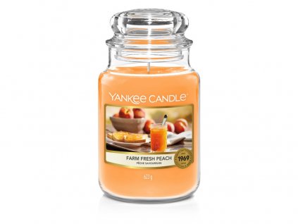 Yankee Candle svíčka Farm Fresh Peach 623 g