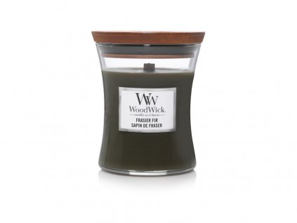 WoodWick Frasier Fir svíčka váza střední 275 g