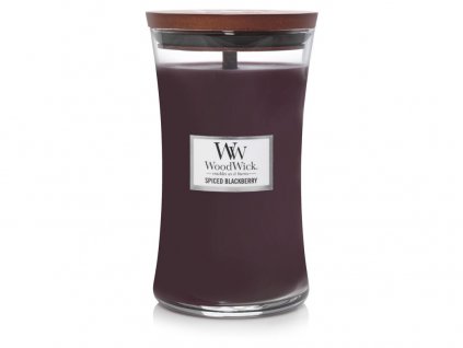 WoodWick Spiced Blackberry svíčka váza velká 609 g