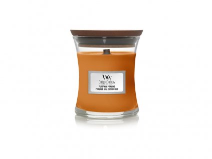 WoodWick Pumpkin Praline svíčka váza malá 85 g