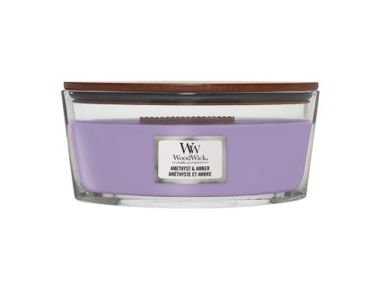WoodWick Amethyst & Amber svíeka loi 453,6 g