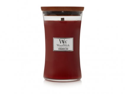 WoodWick Cinnamon Chai svíčka váza velká 609 g