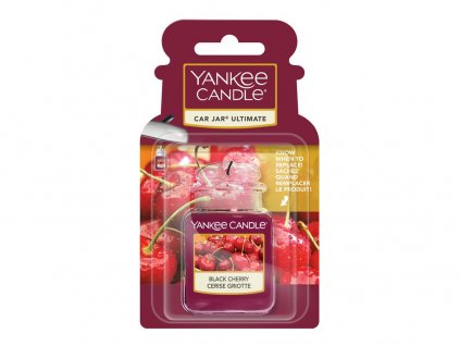 Yankee Candle Black Cherry gelová vůně do auta