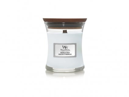 WoodWick Magnolia Birch svíčka váza malá 85 g
