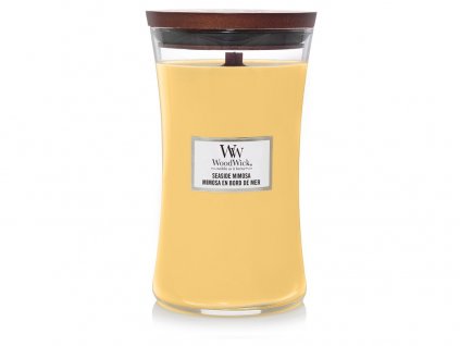 WoodWick Seaside Mimosa svíčka váza velká 609 g