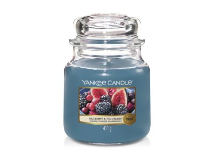 Yankee Candle Mulberry & Fig Delight svíčka střední 411 g